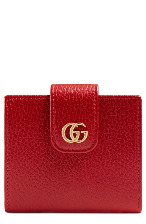 gucci gg marmont leather wallet on chain red|Gucci signature wallet on chain.